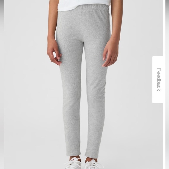 Gap Leggings Girls - Heathered Light Grey - Picture 1 of 9